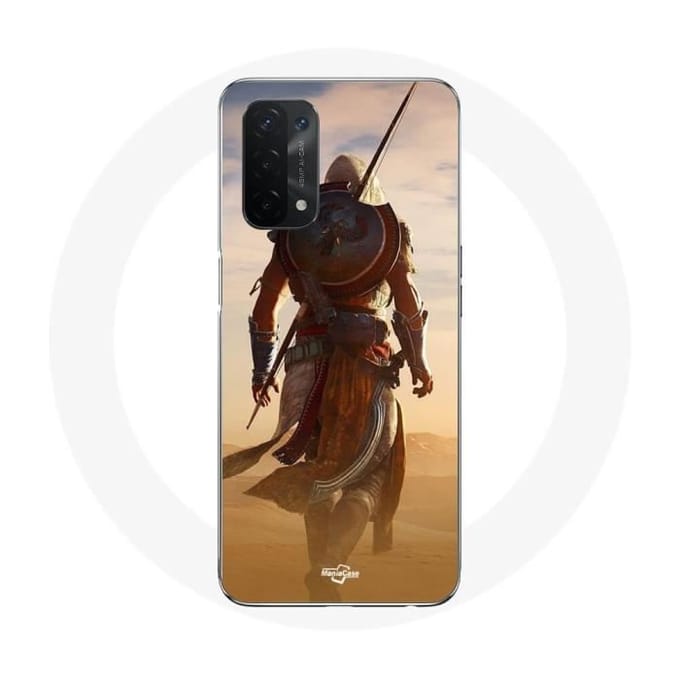 Oppo A54 5G-behuizing Assassin's Creed Soldier terug
