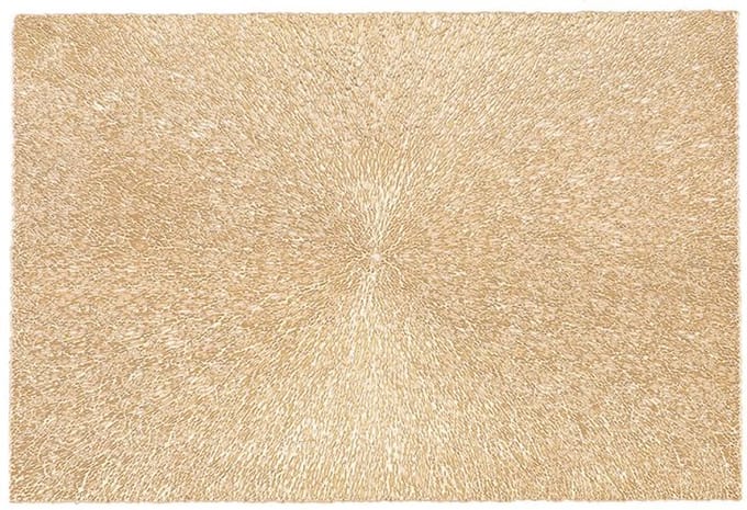 Placemat CAPELINNI rechthoekig, SET/6, 45x30cm, goud