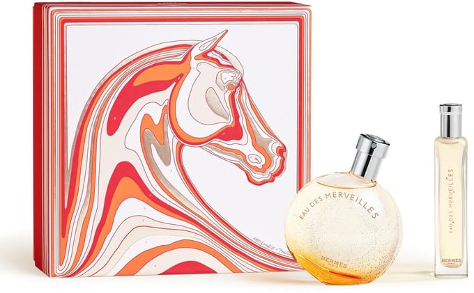 Hermes Eau Des Merveilles Eau De Toilette 50ml + Eau De Toilette 15ml