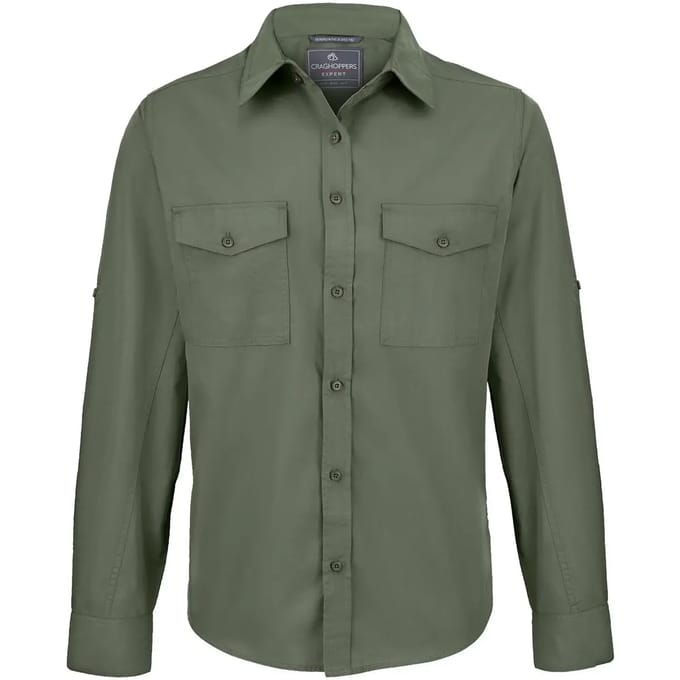 Recycled polyester blouse met lange mouwen Craghoppers