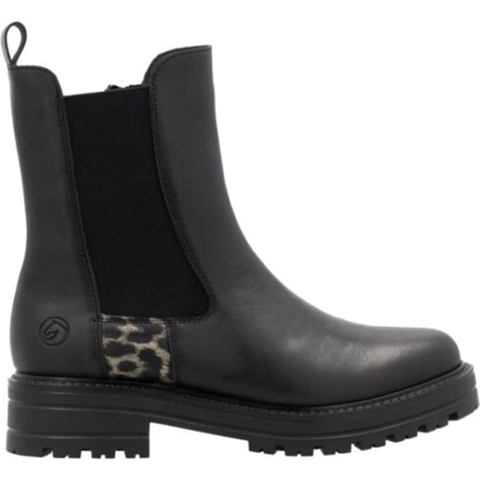 Remonte Chelsea boots zwart Leer - Dames - Maat 36