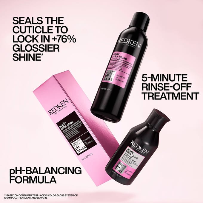Redken Acidic Color Gloss Activated Glass Gloss Treatment - Glans Verzorging - Gekleurd Haar - 237 ml