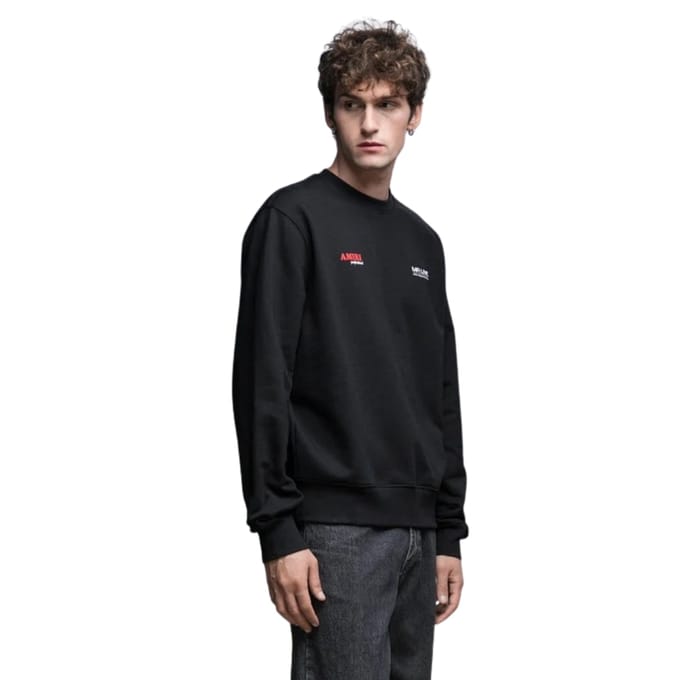 Amiri Drum Machine Zwarte Crewneck Trui