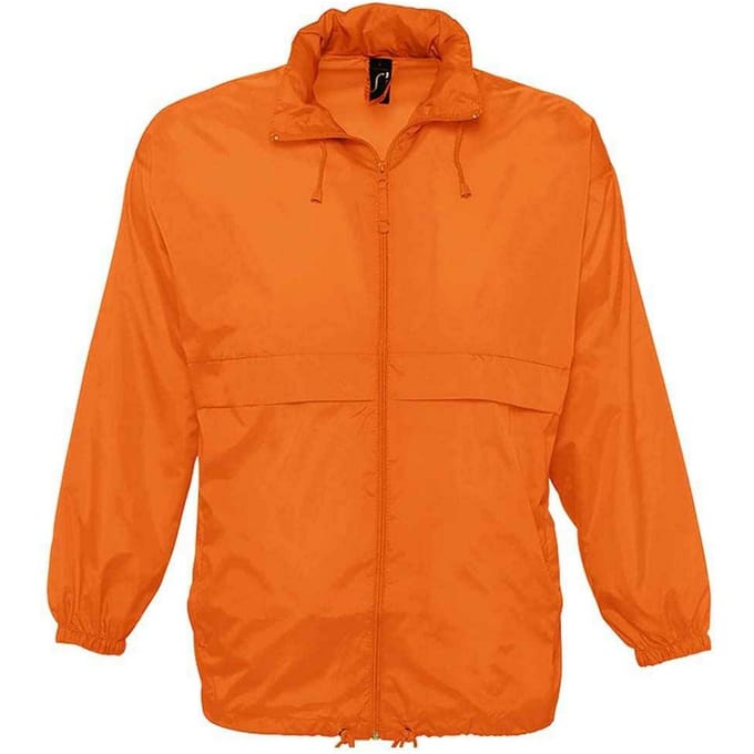 SOLS Windjack voor volwassenen (Oranje)