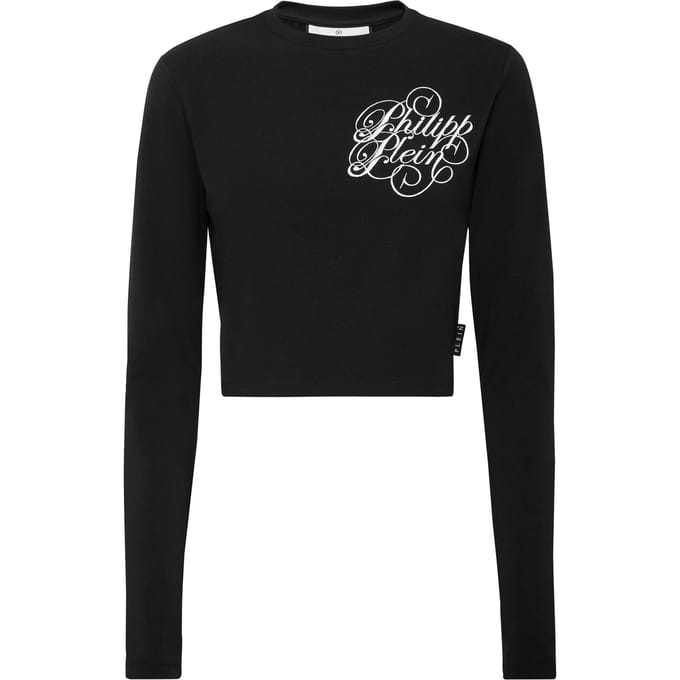 Modal Long-Sleeved T-Shirt Round Neck Signature