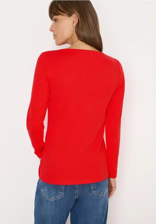 Shirt met boothals