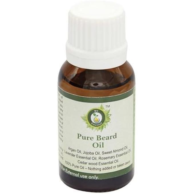 R V Essential Pure Baardolie 15ml white