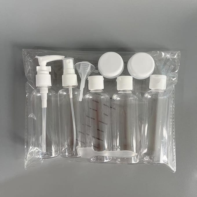 11 stuks/set Navulbare Flessen Transparant Plastic Parfum Verstuiver Mini Lege Sprayfles Draagbare Reisaccessoires gray