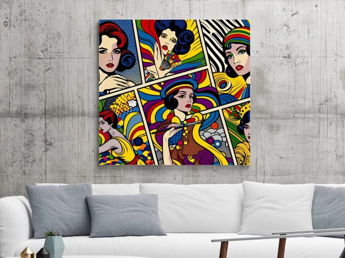 Kunstprint | Wanddecoratie | Dibond | 20 × 20 cm