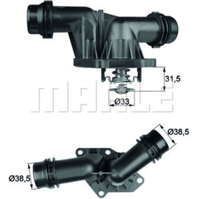 Thermostaat, koelvloeistof MAHLE TI 25 85