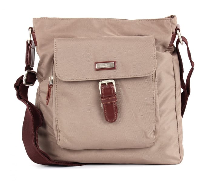 TOM TAILOR schoudertas Rina Crossbag Taupe beige