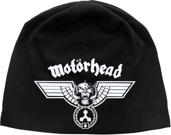 Motorhead Beanie Muts Hammered Zwart
