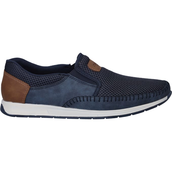 Rieker Instappers - Heren - Blauw - Maat:41