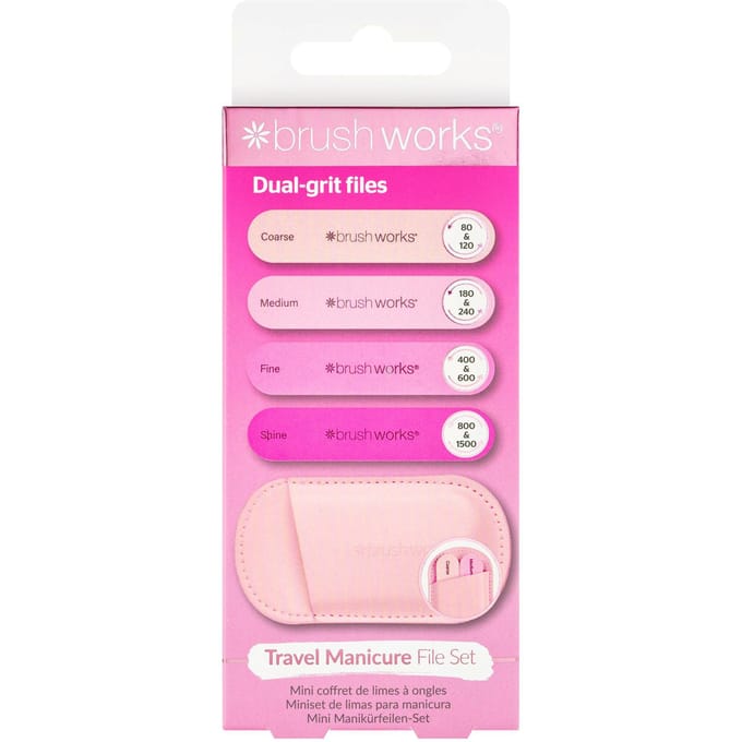 brushworks Travel Manicure File Set 5 st