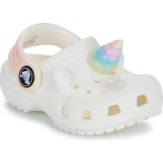 Crocs Crocs Classic Rainbow Unicorn Clogs Slippers wit