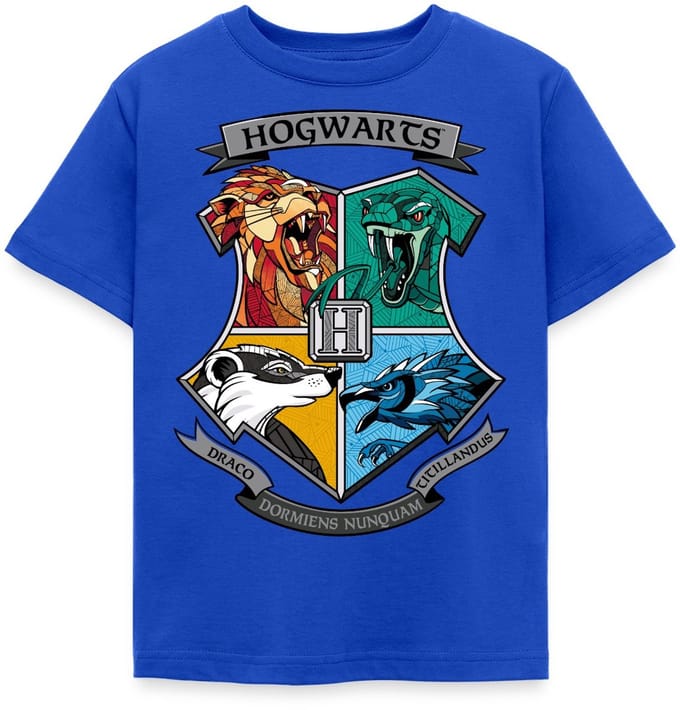 Harry Potter Hogwarts Logo T-Shirt Kinderen