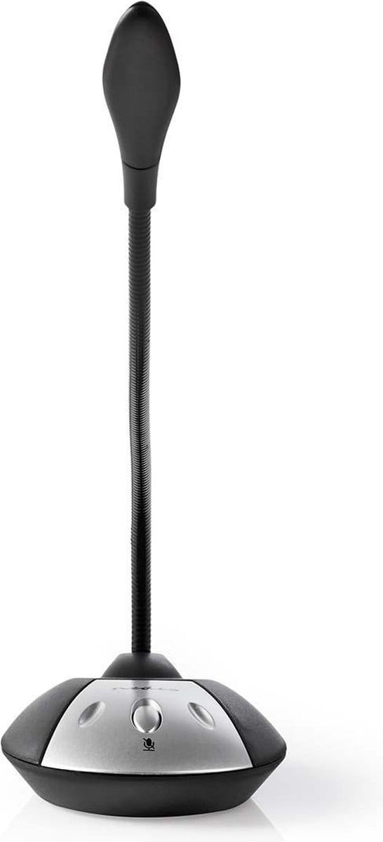 Nedis Microfoon - Apparaat: Desktop / Notebook - Bedraad - USB-A Male - Aan/uit knop - Koptelefoonoutput