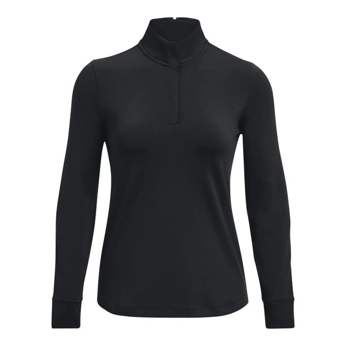 Under Armour Golf Playoff Sweatshirt Met Halve Rits Zwart S Vrouw
