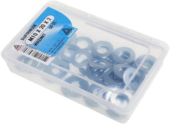 Deltafix - Sluitringen m10 verz 50st