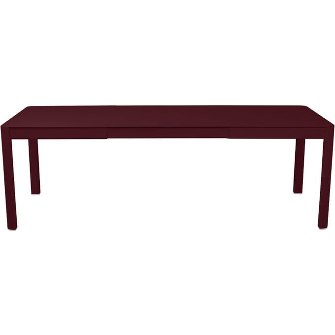 Fermob Ribambelle tafel - B9 zwarte kers - 2 Inlegplaten