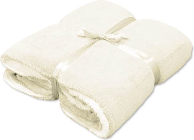 Unique Living Coby Plaid - 130x160 cm - Dove White