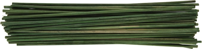 Silverline Bamboestokken - Weerbestendig - 300 mm - 50 stuks - Groen