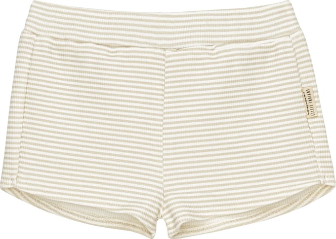 Little Indians Short Small Grey Stripe Rib - Korte Broek - Meisjes - Maat: 6 Y
