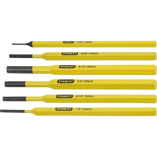 STANLEY Centerpunt en Drevel Set 6Dlg. - 4-18-226