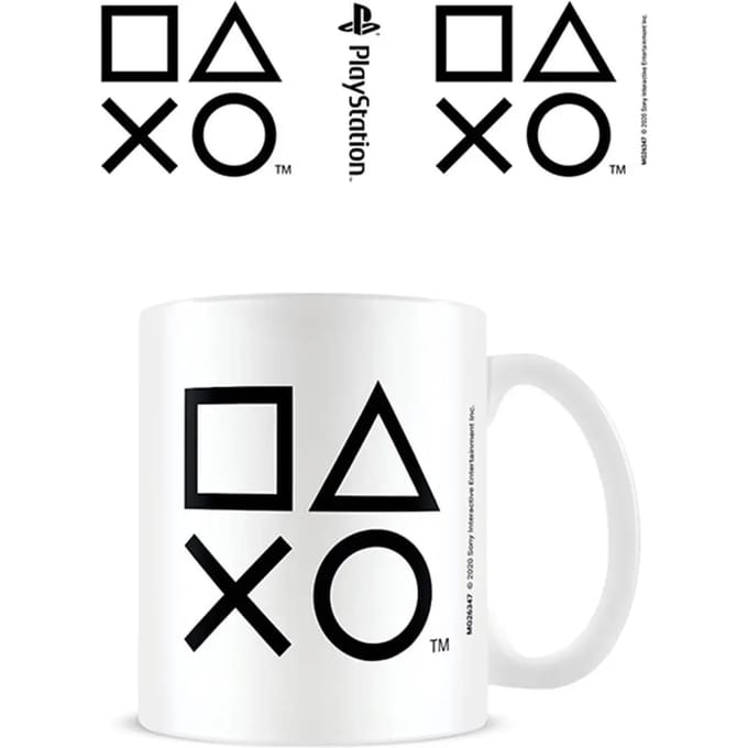 Playstation Vormen Zwart Mok