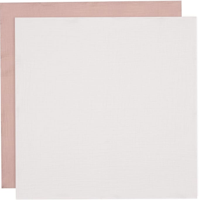 Jollein Hydrofiele Doek Small - 70x70cm - Wild Rose/Ivory - 4pack