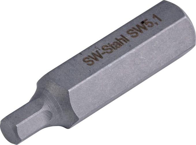SW-Stahl 05035L schroefdraaibit, 3/8", binnenzeskant, overmaat, 5,1 mm