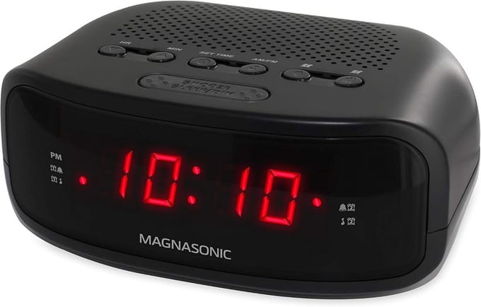 Digitale AM/FM Klokradio met Dubbel Alarm en Batterijback-up