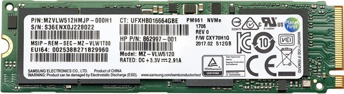 HP 1TB PCIe 4x4 NVMe TLC SSD M.2 PCI Express 4.0