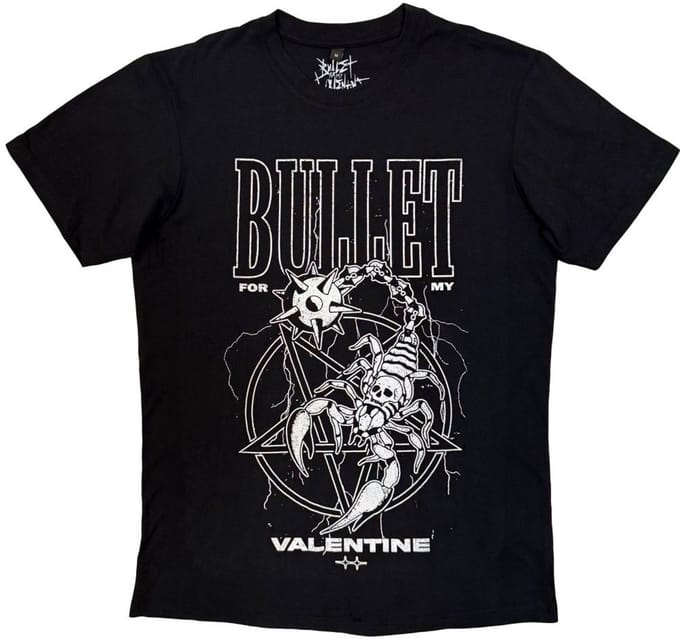 Bullet For My Valentine - Bullet Heren Tshirt - M - Zwart
