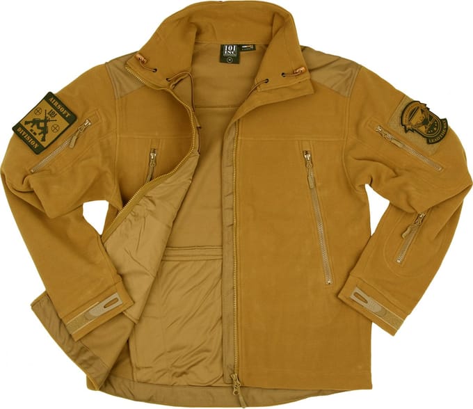 101 INC - Heavy duty fleece vest (kleur: Coyote / maat: S)