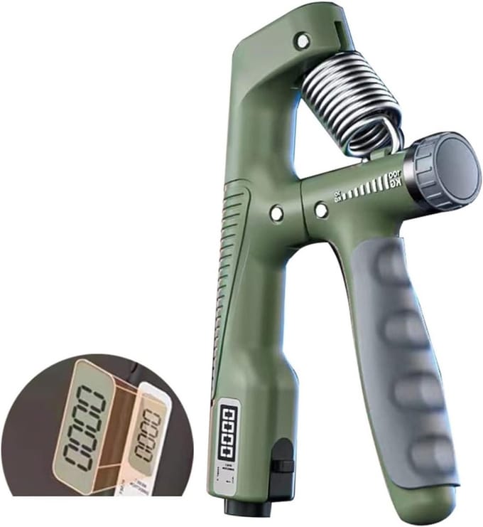 Griptester Krachtmeter - Hand Dynamometer - Kracht Training - Hoge Nauwkeurigheid - 120 Kg - Groen