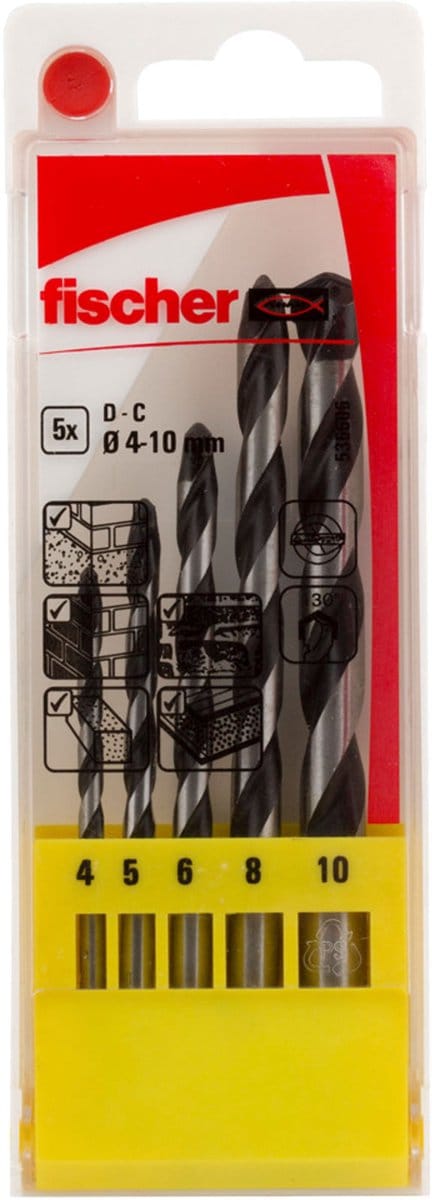 Fischer betonboren assortiment CTS 5 - 536606