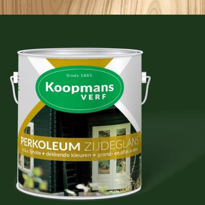 Perkoleum Zijdeglans 244 Sparregroen 2,5 liter
