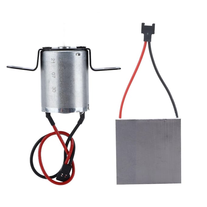 Ensemble Moteur Générateur de Plaque de Ventilateur de Cheminée Universel Pièce Accessoire de Ventilateur à Chaleur pour Usage Domestique