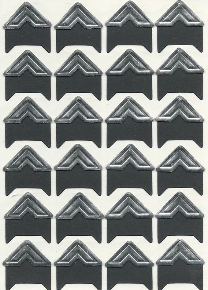 Fotohoekjes Zilver 144 stuks Fotoplakkers