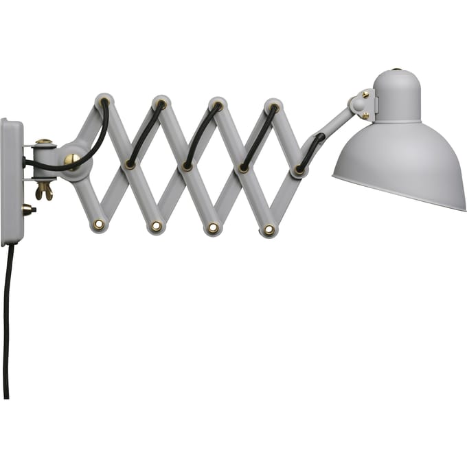 FRITZ HANSEN Kaiser idell 6718-W wandlamp met stekker, grijs