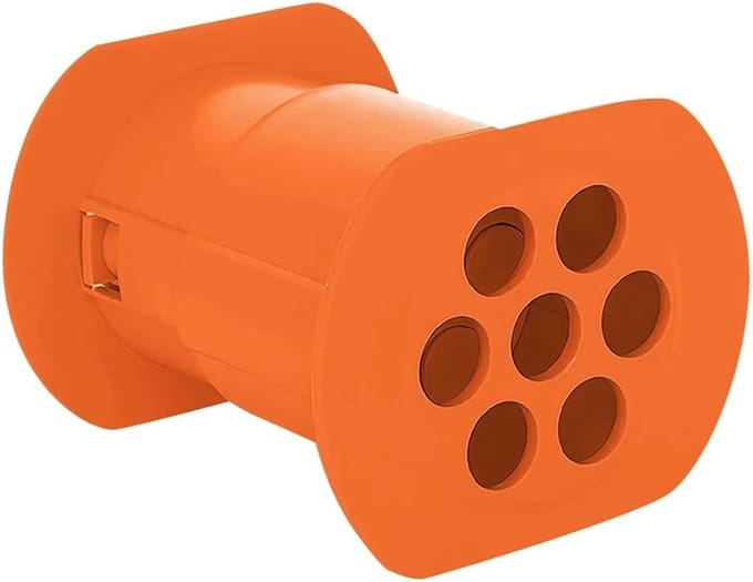 Worstenmaker - Worstpers - Zelf worsten maken - Multifunctioneel apparaat - 12x92x8cm - Oranje