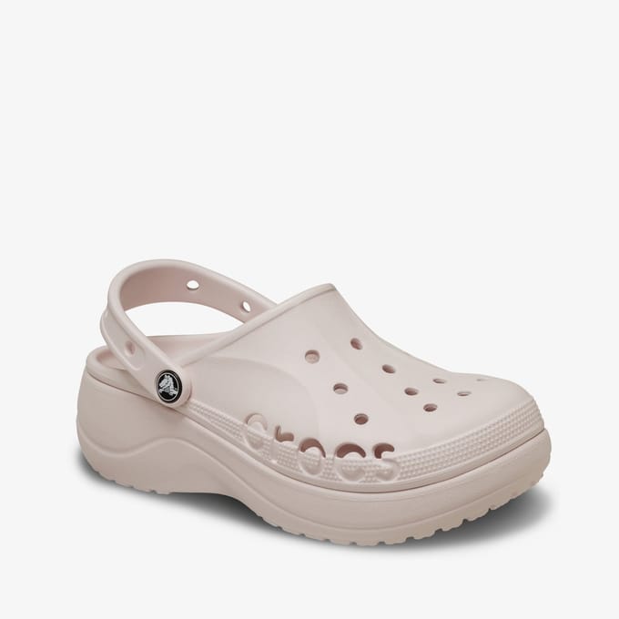 Crocs Baya Platform Clogs Barely Pink dames klompen - Roze - Maat 42/43 - Clogs