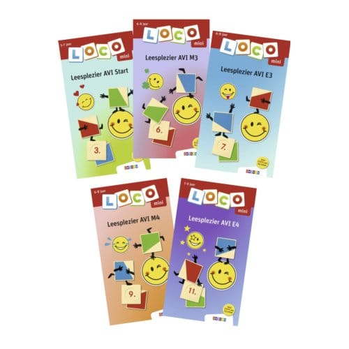 Loco Mini Pakket Leesplezier (5 Boekjes) - Loco Mini