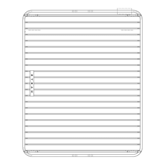AEG grillrooster, 468x382mm 140067172290