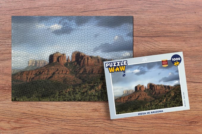 Puzzel Mesa in Arizona - Legpuzzel - Puzzel 1000 stukjes volwassenen