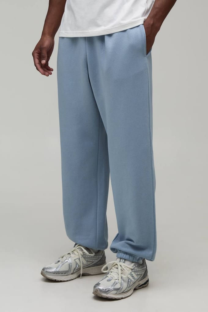 Essentiële Baggy Jogger | Dusty Blue | Size XS