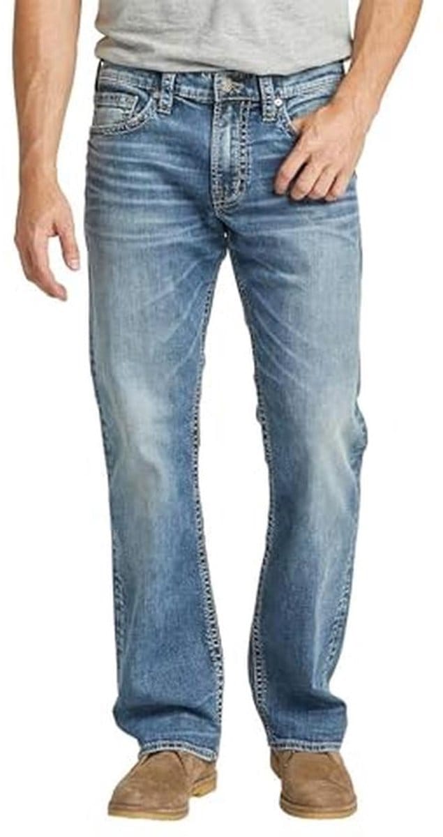 Heren Relaxed Fit Straight Leg Jeans