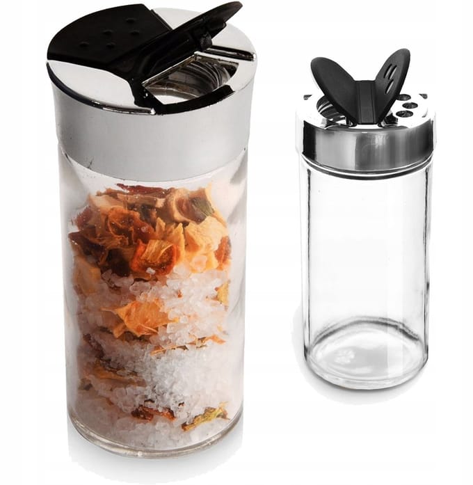 Orion Glazen Kruidenpotje met Doseerder - 100ml