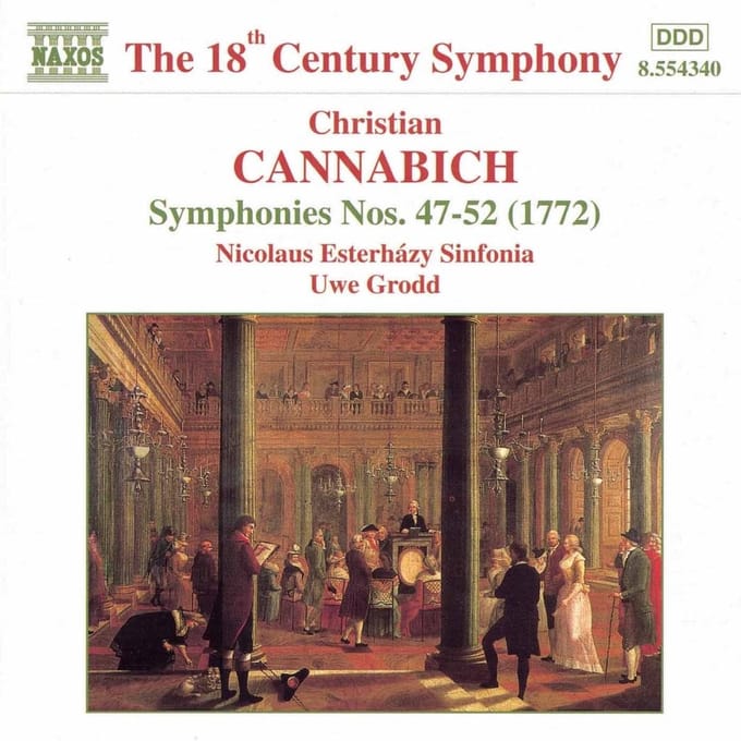 Nicolaus Esterhazy Sinfonia - Cannabich: Symphonies Nos. 47 - 52 (CD)